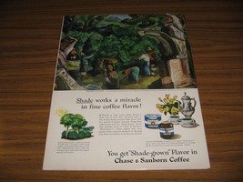 1947 Print Ad Chase N Sanborn Coffee &quot;Coffee Country&quot; Painting by Lewis Daniel - £7.37 GBP