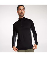 VRST x Smartwool Men&#39;s Long Sleeve Size XXL 1/4 Zip Black All Season Merino - $79.99