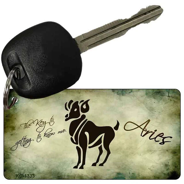 Aires Zodiac Animal Metal Key Chain - $12.00