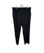 Van Heusen Dress Pants Mens Size 38x32 Straight Leg Charcoal Gray Flex T... - $10.24 CAD