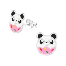 Panda Earrings 925 Silver Stud Earrings - £11.26 GBP