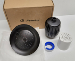 G-Promise High Pressure Filtered Shower Head 3 Spray Settings Wall Mount  - £17.83 GBP