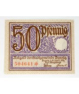 1919 Gratuito Città Di Danzig 50 Pfennig Notgeld ( Quasi Fior Conio ) Po... - $98.99