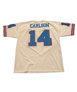 Rare Vintage Houston Oilers Cody Carlson #14 Logo Athletic NFL Jersey Me... - $59.99