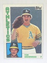 Tom Underwood 1984 Topps #642 Oakland Athletics A’s MLB Baseball Card - $0.99