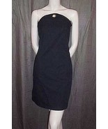 Michael Kors Black Leather-Trimmed Strapless Dress 4 NWT - $411.60 CAD