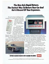 1983 Avis Car Rental Print Ad Automobile car Chevrolet Caprice GM 8.5&quot; x... - £14.96 GBP