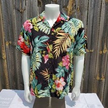 Kalaheo Floral Hawaiian Shirt Mens Size M Made in Hawaii Hibiscus - £27.96 GBP