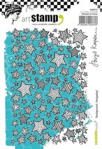 Carabelle Studio Stargazing Star Dots Stripes Lines Birgit Koopsen Cling Stamps - $15.99