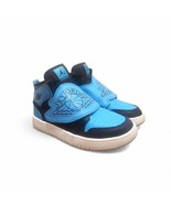 Nike Sky Jordan 1 Black University Blue Basketball Sneakers - Kids Size ... - £38.24 GBP