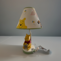 Disney Winnie The Pooh Honey Pot Tigger Eeyore Vintage Table Top Lamp TE... - $44.73