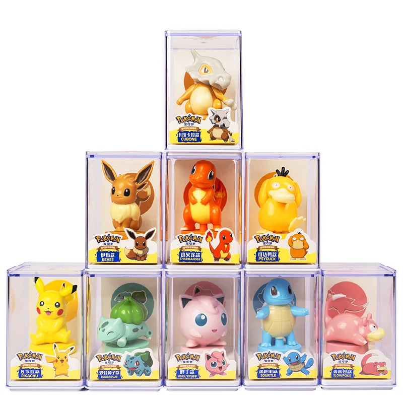 Pokemon Figures Toys Pikachu Seal Cartoon Series Anime Model Ornaments - $12.12+