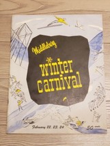 Middlebury Winter Carnival 1951 Program Book Original Complete - $41.99