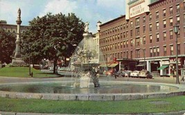 Public Square Hotel Woodruff Watertown New York 1955 postage required postcard - £4.61 GBP