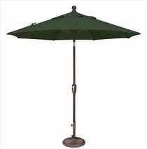 SimplyShade 7.5 ft. Octagon Push Button Tilt Market Umbrella  Forest Green - £149.70 GBP