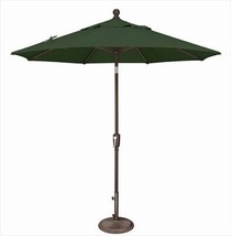 SimplyShade 7.5 ft. Octagon Push Button Tilt Market Umbrella  Forest Green - £149.50 GBP