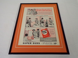 1932 Super Suds Soap Framed 11x14 ORIGINAL Vintage Advertisement - $59.39