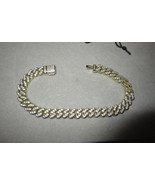 New w/ Tag Brooklyn Exchange Men’s Cuban CZ Bling Iced Out Bracelet Jewe... - $23.54 CAD