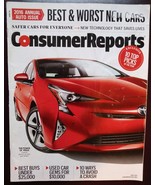 Consumer Reports Magazine Annual Auto Issue, Best and Worst - April 2016 - $136.71 MXN