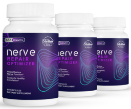3 Pack Nerve Repair Optimizer, nerve support for neuropathy-60 Capsules x3 - £77.84 GBP