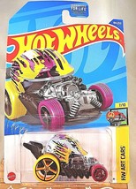 2022 Hot Wheels #184 HW Art Cars 7/10 HEAD GASKET Gray w/Yellow/Brown WheelsOH5s - £5.90 GBP