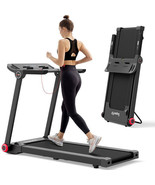 3.75HP Folding Treadmill with APP and 12 Preset Programs - Color: Black - €655,91 EUR
