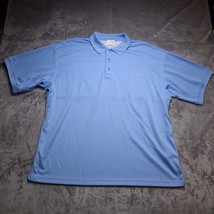 Columbia Sportswear PFG Fishing Polo Adult XL Blue Lightweight Casual Mens - $19.68