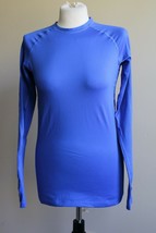 Nike Pro Combat M Dri-Fit Blue Long Sleeve Compression Shirt Running Act... - £20.92 GBP
