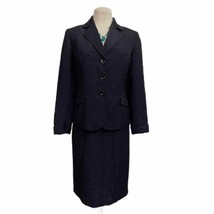 Kasper Skirt Navy Suit Size 2P - £34.84 GBP
