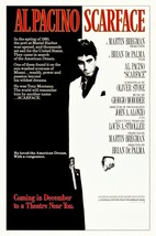 Scarface Movie Poster | Al Pacino | 11x17 | 1983 | NEW | USA - £12.82 GBP