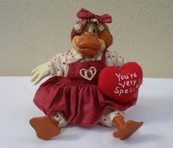 Russ Country Folks Hot Lips Red Valentine Duck You're Very Special - $14.30