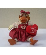 Russ Country Folks Hot Lips Red Valentine Duck You&#39;re Very Special - $271.79 MXN