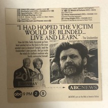 20/20 Vintage Tv Guide Print Ad Ted Kaczynski Barbara Walters Hugh Downs TPA23 - £4.67 GBP