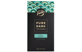 Fazer Pure Dark 70% cocoa Mint chocolate bars 95g (set of eight) - £35.03 GBP