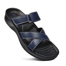 Aerothotic Comfortable Arch Support Orthotic Women&#39;s Navy Sandals Size 1... - £17.98 GBP