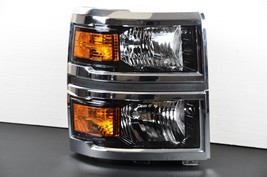 2019-2024 Chevrolet Silverado 4500 5500 6500 Halogen Chrome Headlight RI... - $296.01