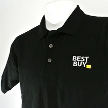 BEST BUY Electronics Store Employee Uniform Polo Shirt Black Size S Smal... - $477.86 MXN