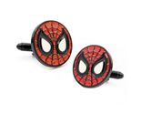 SPIDERMAN CUFFLINKS Comic Book Fan Super Hero Round Red Spider-Man with ... - $8.95