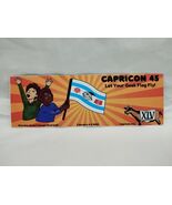 Capricon 45 SciFi Convention Let Your Geek Flag Fly Promotional Card 4.5... - €5,95 EUR
