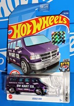 Hot Wheels Factory Set 2022 HW Metro Series Dodge Van Purple HW CART CO. - £3.16 GBP