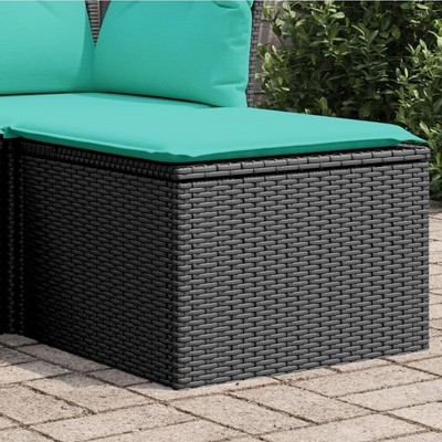vidaXL Garden Stool Black and Blue - $97.56