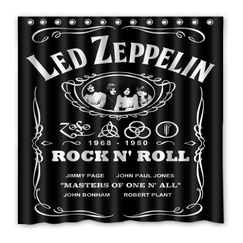 New!!! Led Zeppelin Custom Waterproof Polyester Shower Curtain 4 Size Item image 7