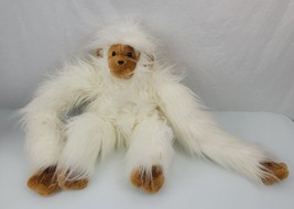 Fuzzy Freddy Monkey White/Brown 24” Plush Stuffed Animal Fiesta Concession - £14.06 GBP
