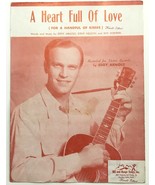 1948 Country Sheet Music A Heart Full of Love Eddy Arnold Steve Nelson  - £12.42 GBP