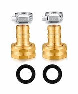 2PK GHT Repair Connector With Stainless Clamps 5/8&quot; Barb X 3/4Female GH... - $240.24 MXN