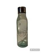 Starbucks Recycled Glass Water Bottle 20oz. Embossed, Made in Spain - $20.29 CAD