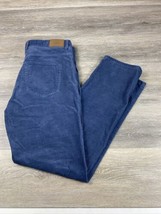 Peter Millar Crown Superior Soft Corduroy 5-Pocket Pants Blue 35 X 30 - £25.40 GBP