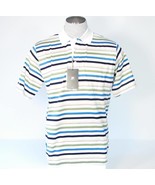 Fila Golf Multi Stripe Short Sleeve Polo Shirt Mens Medium M NWT  $90 - £55.38 GBP