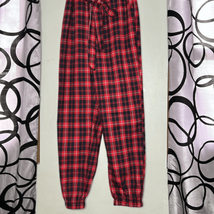 Allegra K Women&#39;s Plaid Sweatpants Tapered Tie High Waisted Tartan Pants - £15.43 GBP