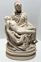 Michelangelo Vatican Catholic Reproduction Of La Pieta Statue 17.5&quot;Tall LT PAT - £148.73 GBP